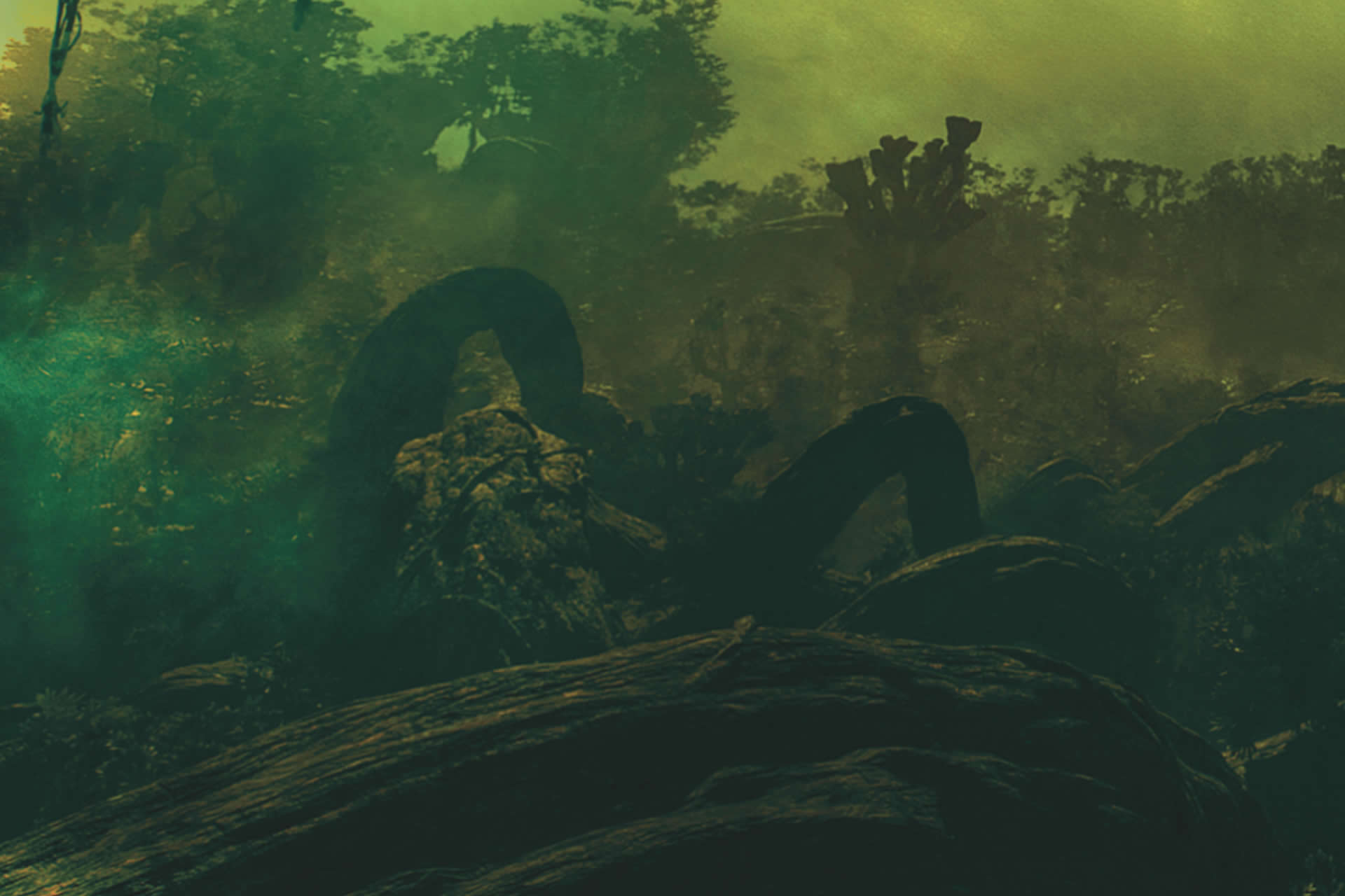 Fondo espacial ilustrado de La Tierra Perdida